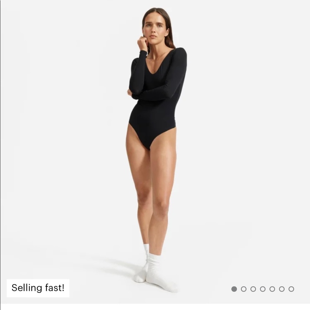 Long Sleeve V Neck Body Suit